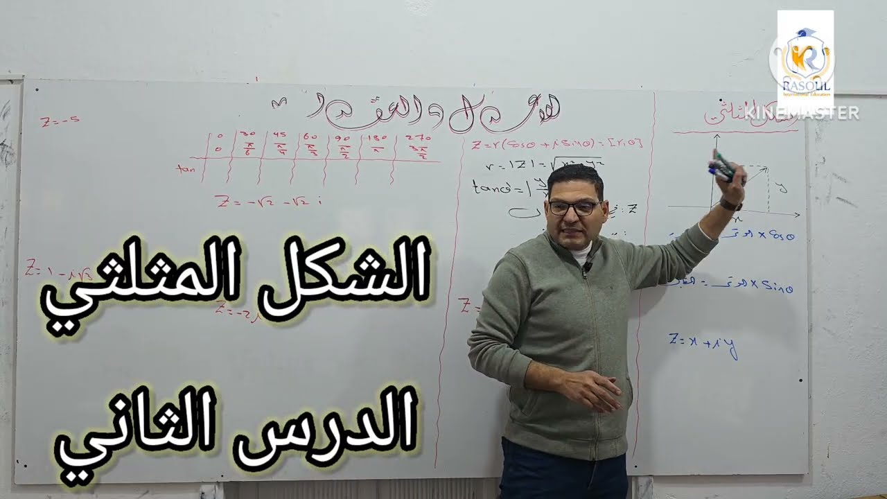 الدرس الثاني  : الشكل المثلثي 