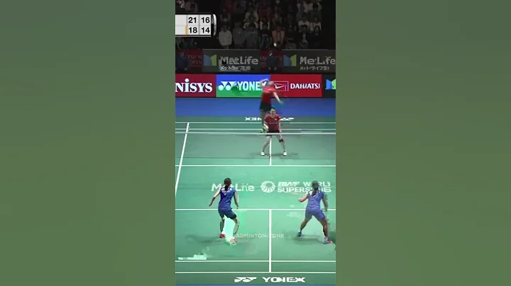 Women doubles full on attack (74 shots) #badminton - DayDayNews