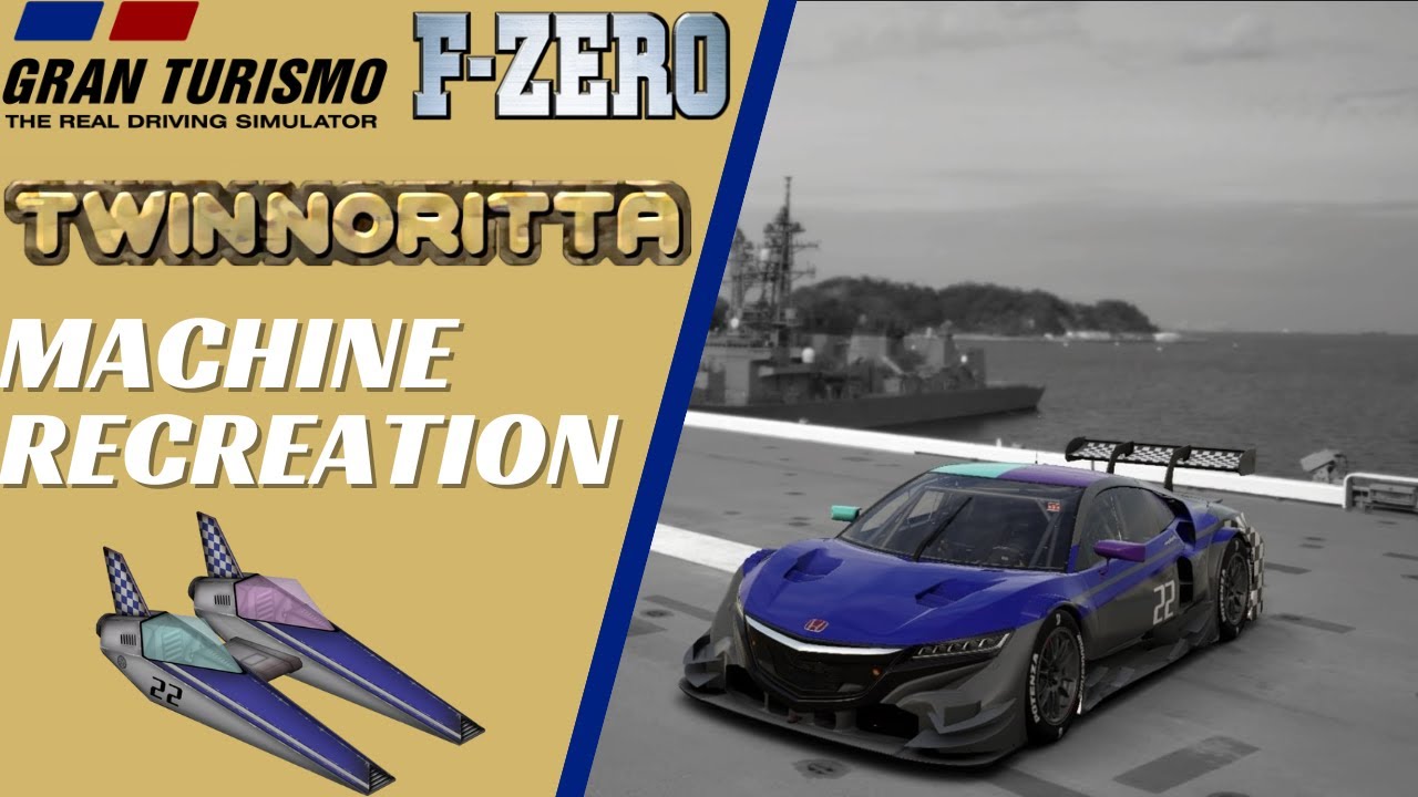 Gran Turismo 7: F-Zero machine Recreation Twin Noritta - YouTube