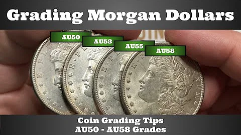 How to Grade Morgan Dollar Coins - AU50 to AU58 - Coin Grading Tips