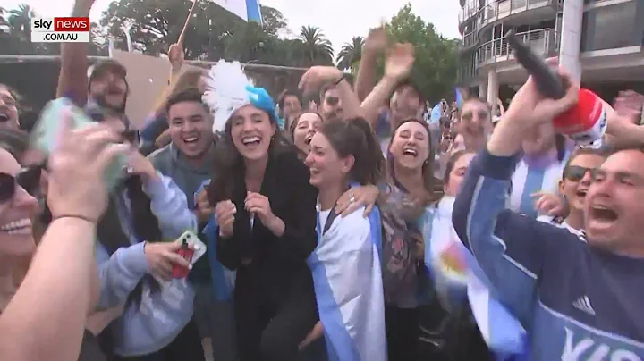 So much happiness: Argentinian fans celebrate FIFA...
