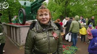 «Единая Россия» организовала парад для ветерана Великой Отечественной войны в Текстильщиках