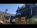 Mt emerald wind farm cranes loading  unloading massive components