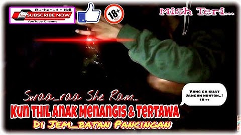 suara kuntilanak menangis dan menjerit kepanasan disertai lolongan anjing liar