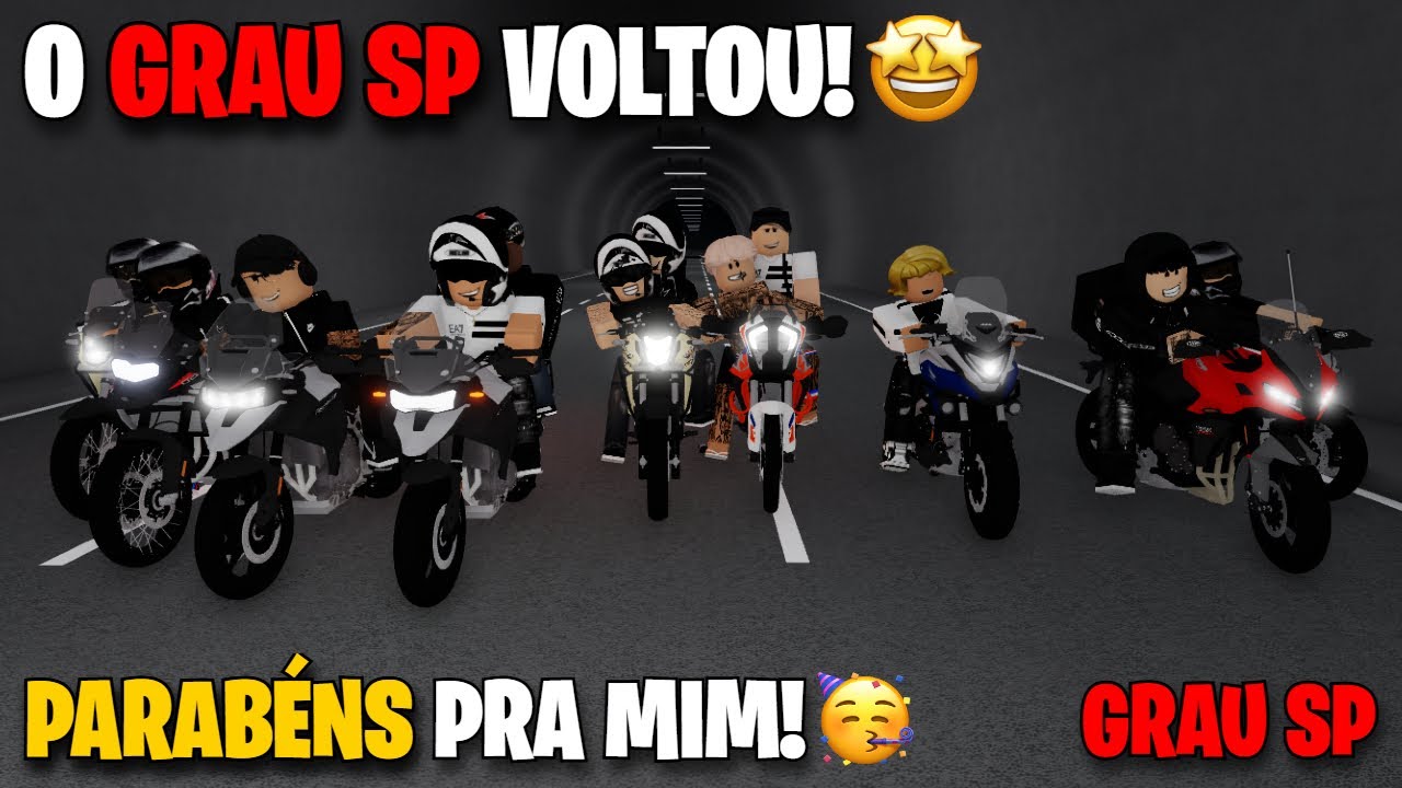O GRAU SP TÁ DE VOLTA — E NO MEU ANIVERSÁRIO! 🎆🎂🎉🥳 - Roblox RP