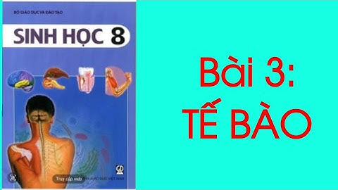 Bài 3 tế bào vở bào tập sinh học 8