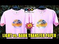 LIGHT VS. DARK TRANSFER PAPER: PHOTO PAPER DIRECT (+ WASH TEST!) || Lucykiins