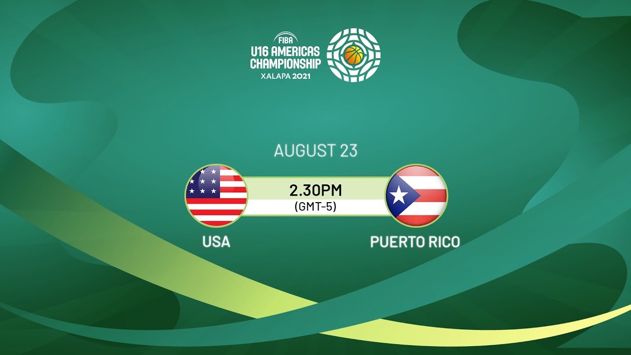Usa V Puerto Rico Full Game Fiba U16 Americas Championship 21 Youtube