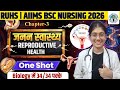 RUHS 2026 Biology One Shot 🔥 Reproductive Health | AIIMS BSc Nursing 2026 | 34/34 Guaranteed