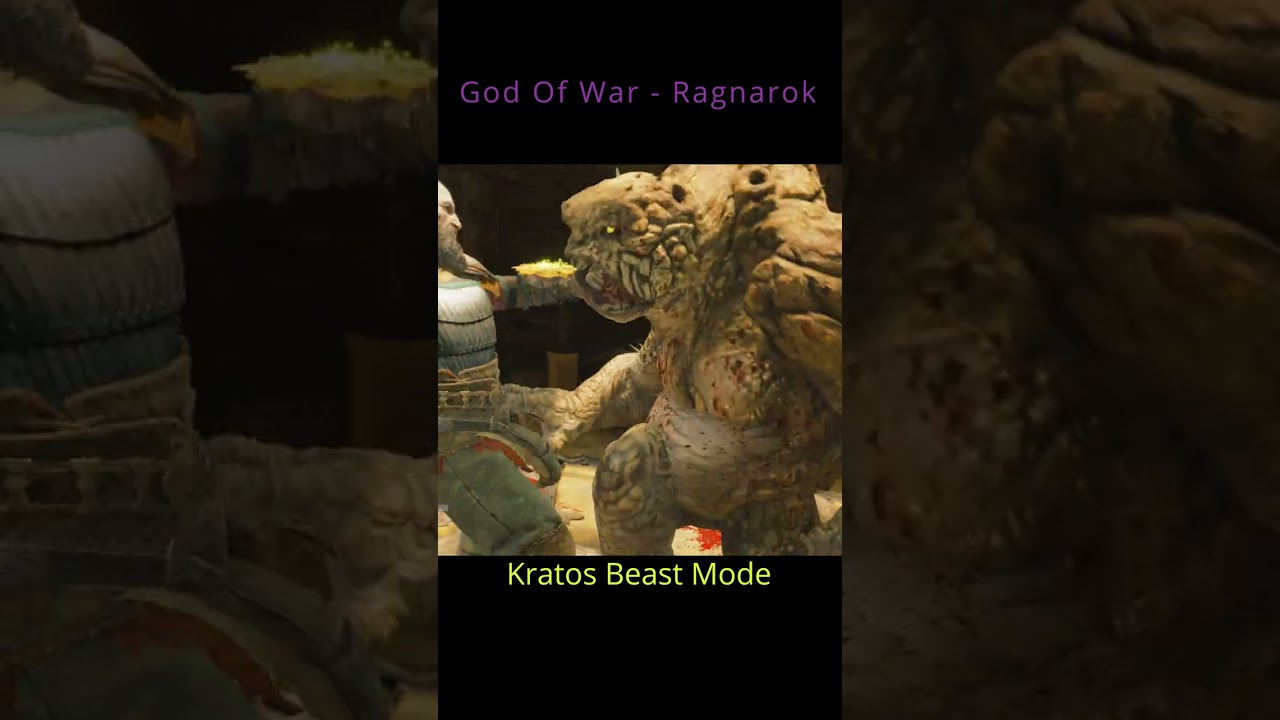God Of War Ragnarok - Kratos Beast Mode