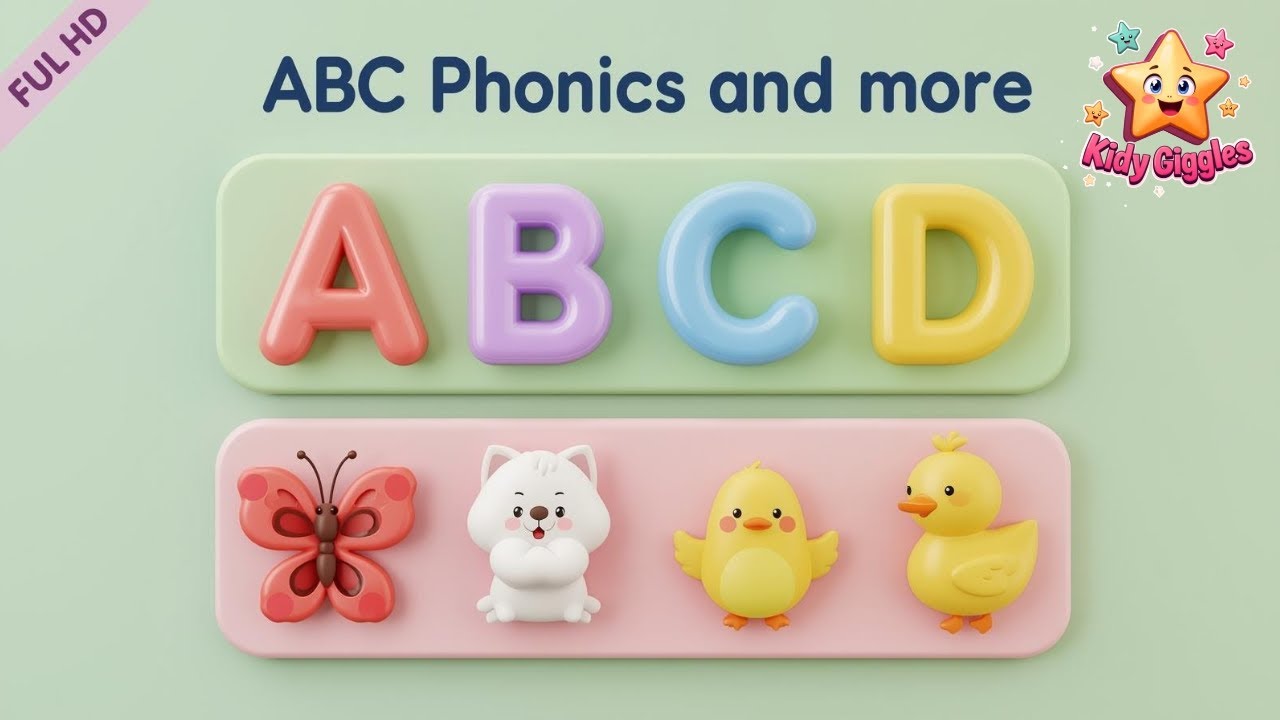 Kindergarten Learning Videos from kidygiggles | ABC Song and Alphabet Fun Song