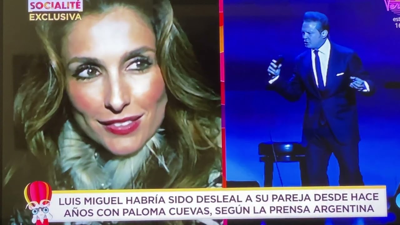 Socialite. Luis Miguel y Paloma Cuevas. 2022