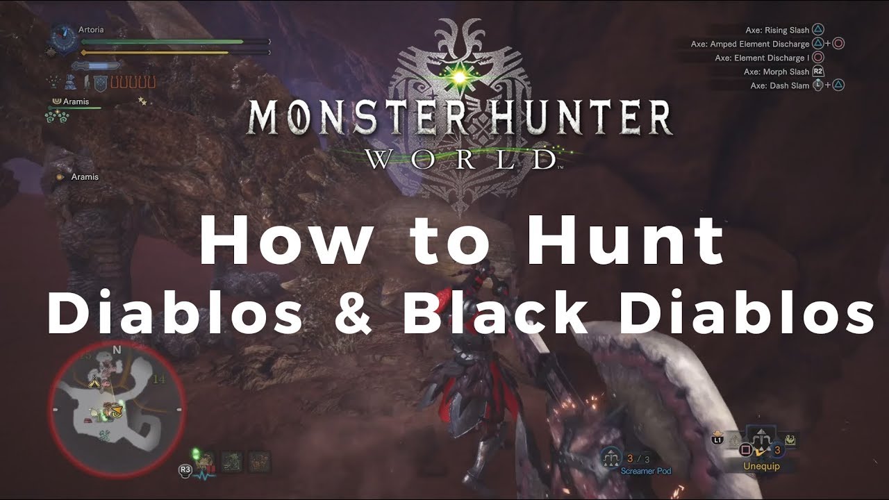 MHW: ICEBORNE  Black Diablos - Spawn / Hunt Location & Weakness Guide -  GameWith