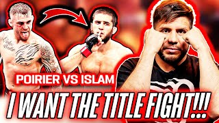 POIRIER GETS NEXT TITLE SHOT AGAINST ISLAM!!! Breaking NEWS!!!