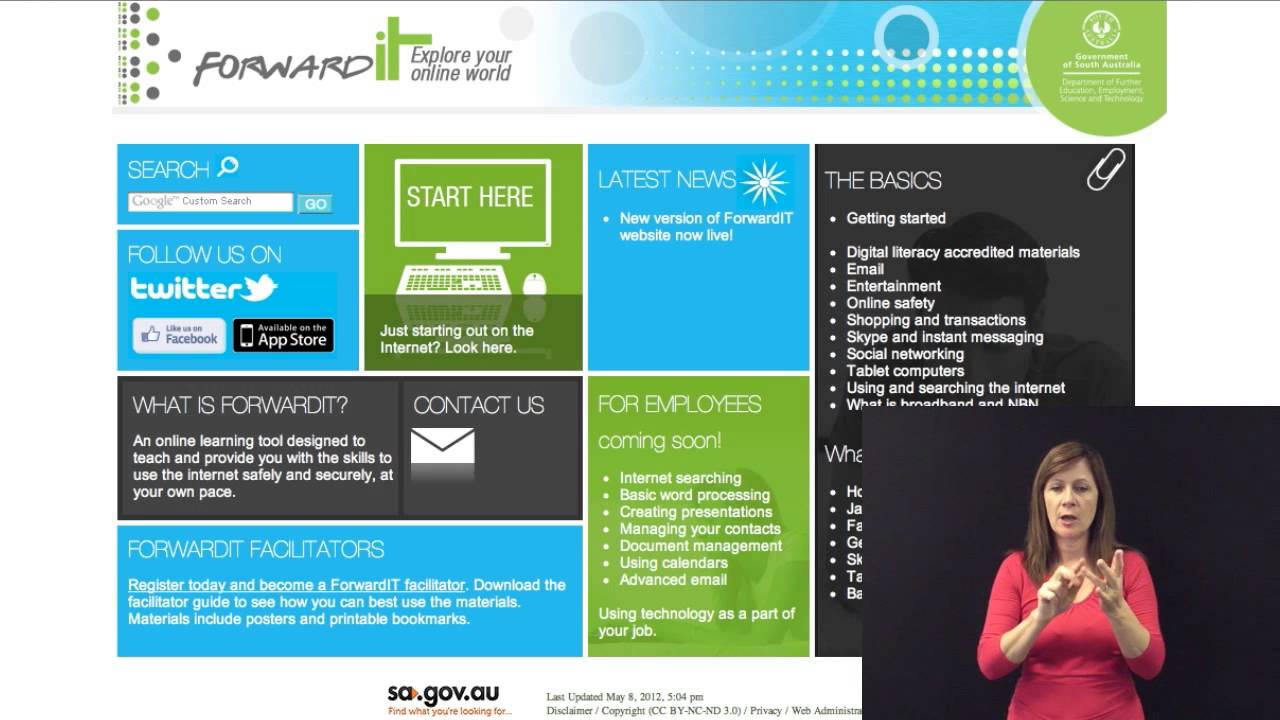 How to use this site Auslan Translation