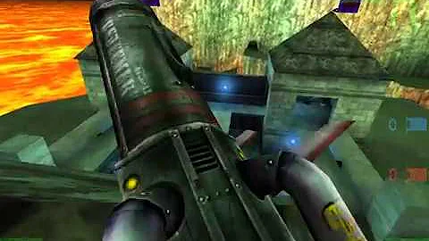 UNREAL TOURNAMENT 99 GAMEPLAY CTF THE LAVA GIANT