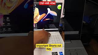 Ctrl + Alt + Del is Very Important Key || #computer #computerzone #windows #laptop #computerparts