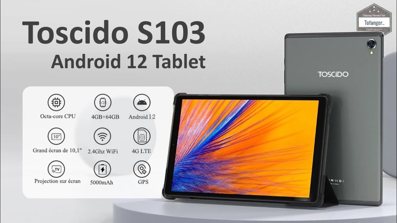 TECLAST - P20HD - Tablette tactile 10 pouces Android blu