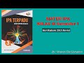 Materi Ipa Kelas 9 Semester 1