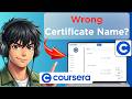 How to Change My Name on Coursera Certificates (Easy Guide)