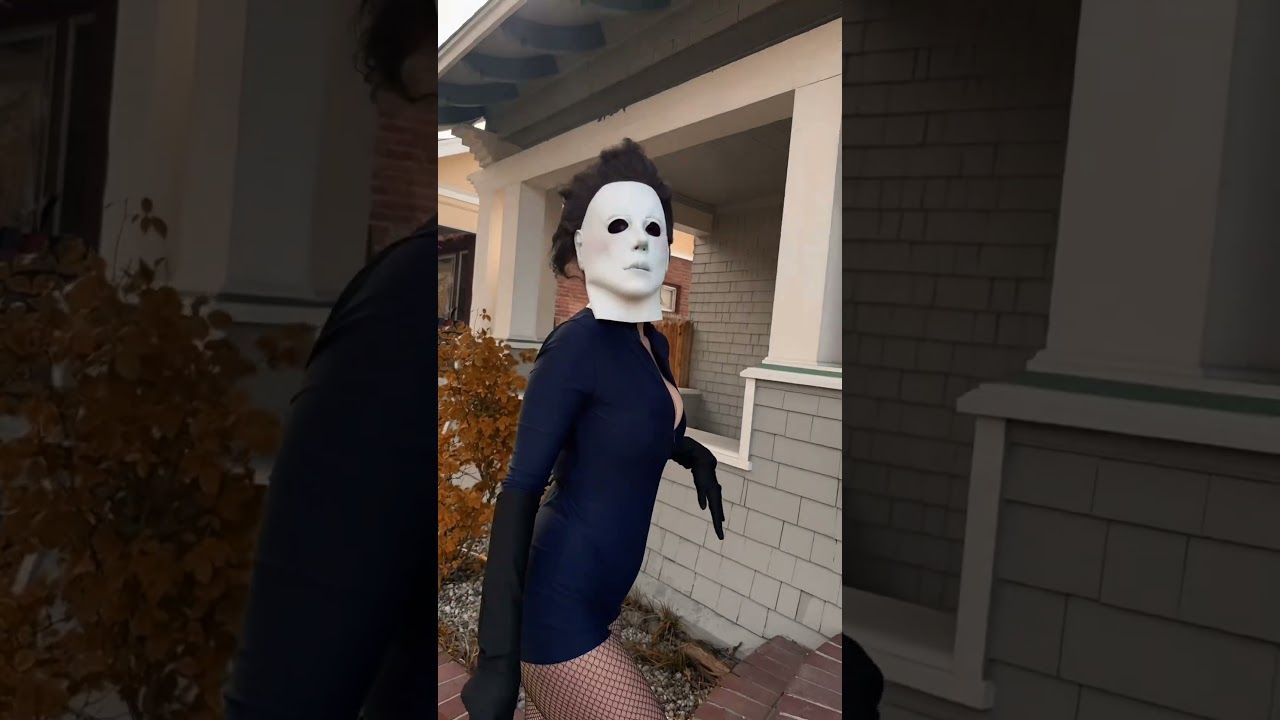 SHAKE UR DREADS 😍 @zoogirlq @Candylion #halloween #costume #cosplay #ghostface #michaelmyers