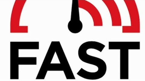 Internet speed test by fast.com .orignal speed test by Tech tip .