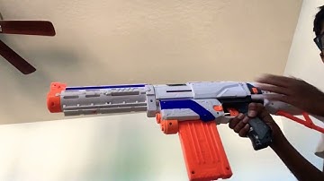 Nerf Retaliator Slide Release and Reload