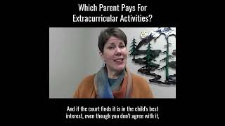 Which Parent Pays For Extracurricular Activities