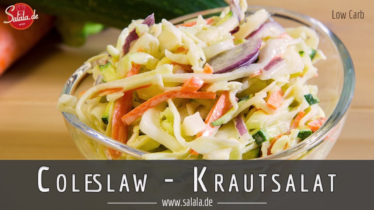 Coleslaw Krautsalat schnell und einfach selber machen - salala de - Low ...