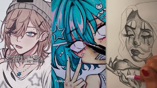 😍Art drawing tiktok compilations ~ Drawing tiktok #58