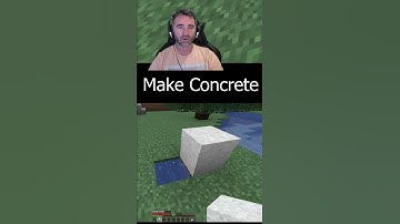 Minecraft 1.19: how to make white concrete
