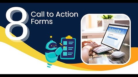 🔥 Quick Win #8: Call To Action Forms