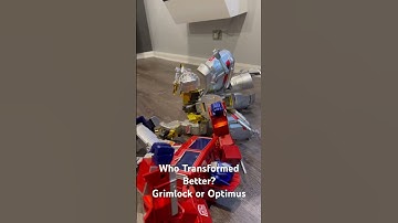 Grimlock or Optimus Prime? Who Transformed Better? #shorts