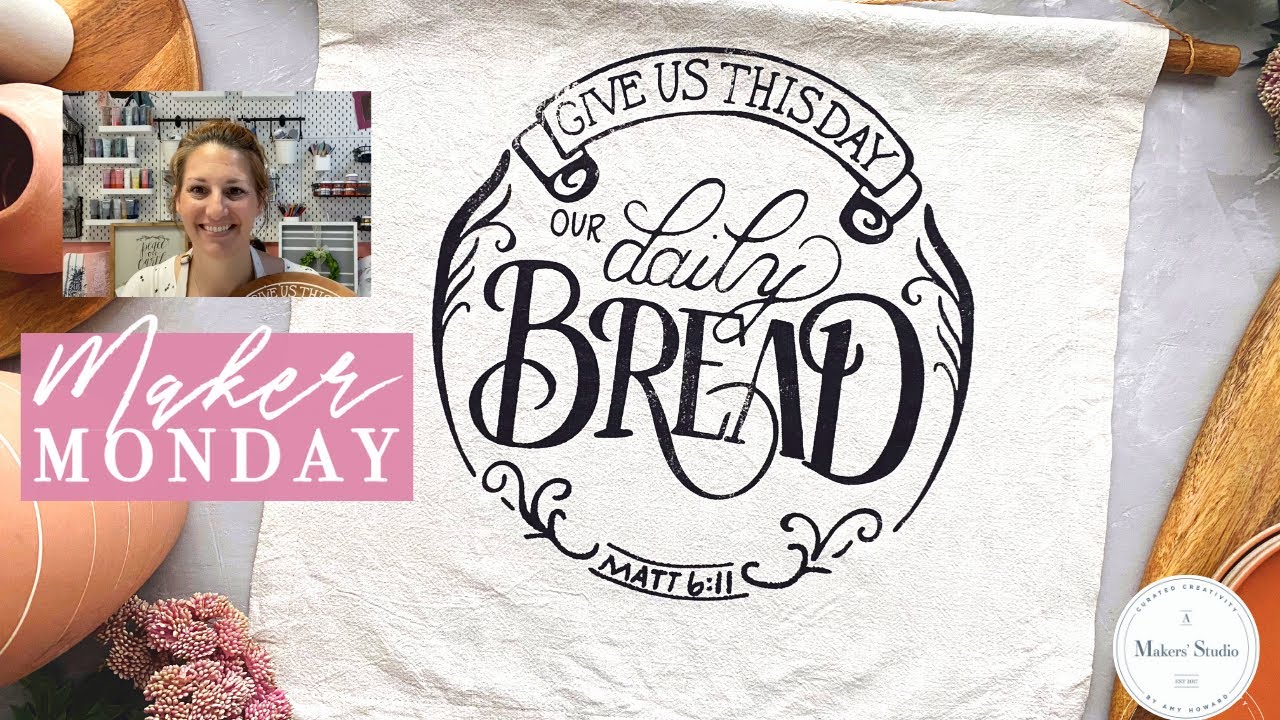 Our Daily Bread Mesh Stencil 12 x 12 — Vintage Bee Design Co.