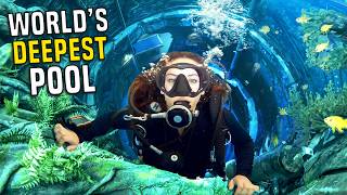 DIVING IN THE WORLD'S DEEPEST POOL!! by Sofie Dossi 255,792 views 3 months ago 8 minutes, 9 seconds