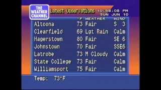 WeatherStar 4000 - State College - 06/10/12 10:58pm
