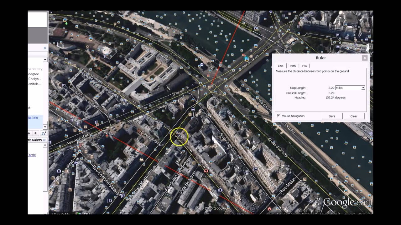 Paris, Pyramid Diana/Isis Pont de Alma measurements - YouTube