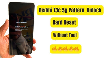 Redmi 13C 5G: Pattern Unlock & Hard Reset Explained - Step-by-Step