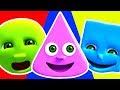 forme canzone | 3D Filastrocche | Shapes Song | Little Treehouse Italiano | canzoni per bambini