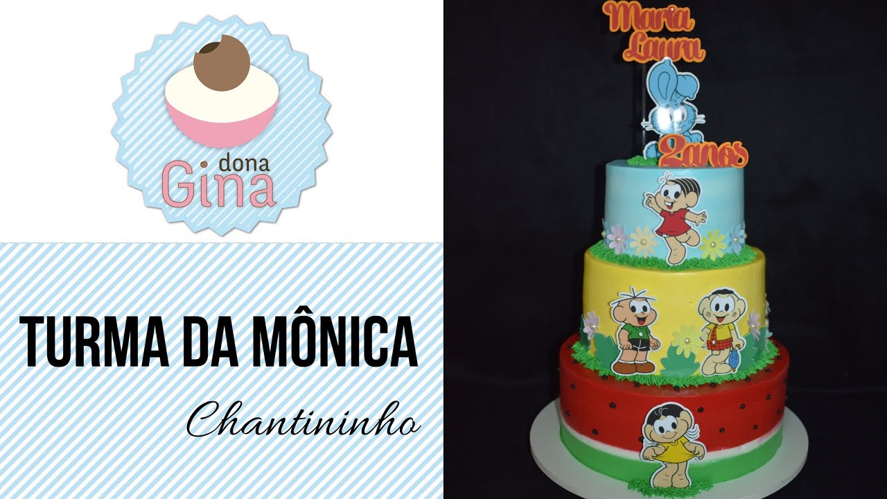 BOLO TURMA DA MÔNICA Chantininho