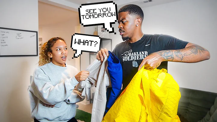 I’ll SEE YOU TOMORROW PRANK ON GIRLFRIEND! *cute reaction*