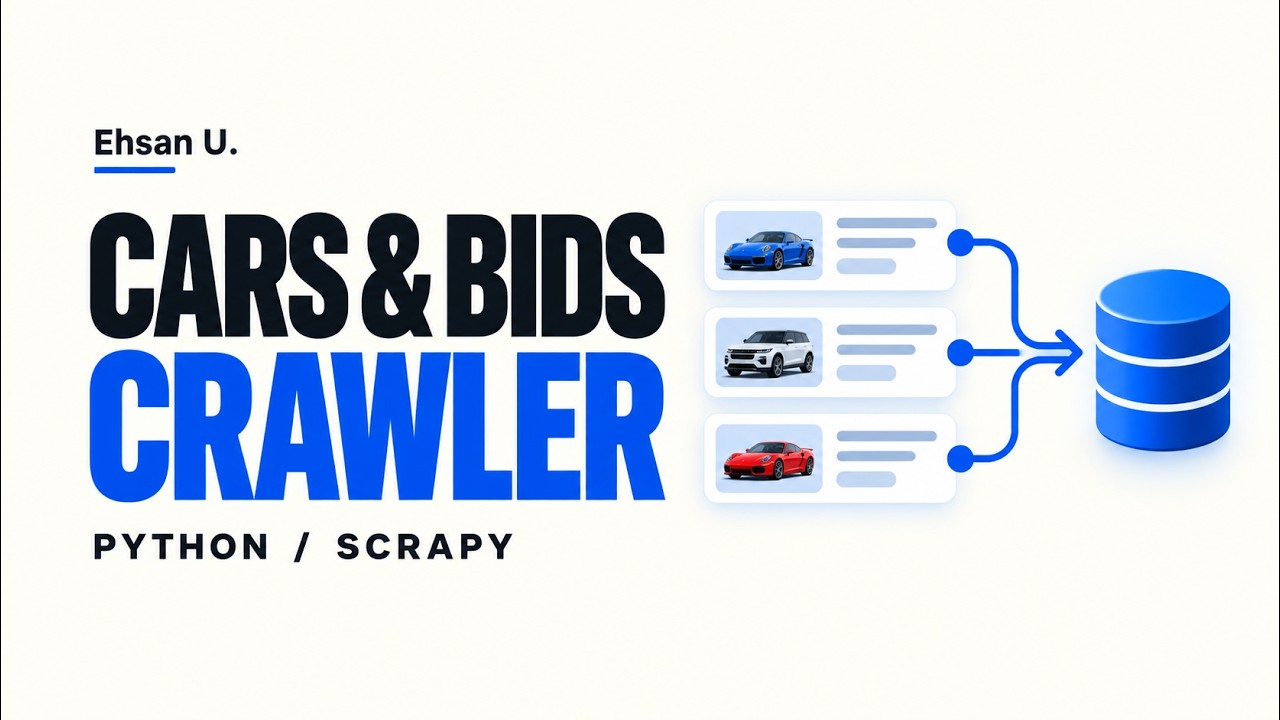 Python | Scrapy based scraper for carsandbids.com - YouTube