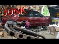Maintenance on the turbo E34 reveals some bad news | Cracked manifold repair.