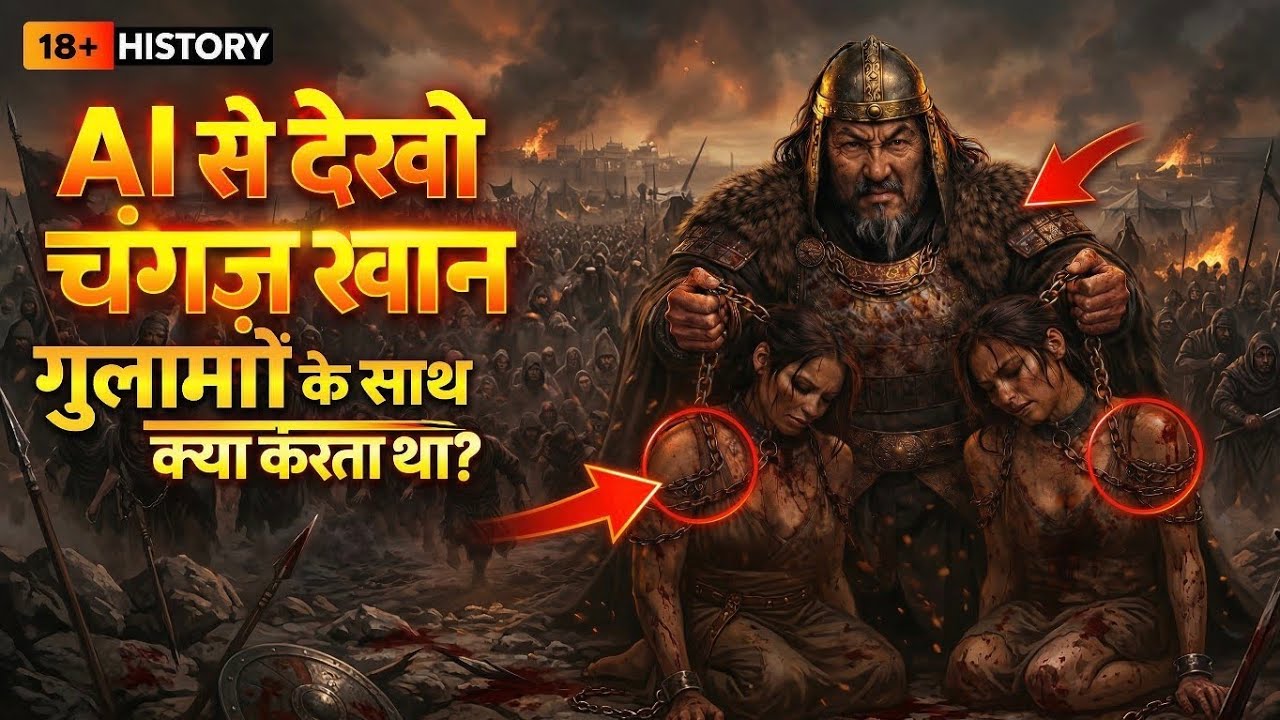  चंगेज़ खान का काला सच 😱 | इतिहास का सबसे खूंखार इंसान |The Real Story of Genghis Khan 