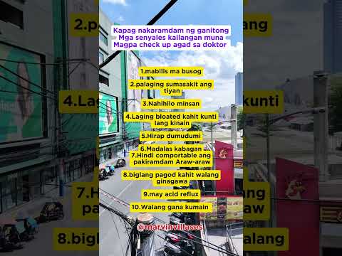 Ganitong mga senyales ang nararamdaman mag pa check up agad sa doktor 👍😲😢 #healthtips