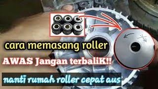 cara PASANG ROLLER yang BENAR sesuai praktek