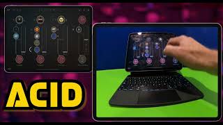 ACID -Loopy pro Glitch vocal Setup demo in aum with FX