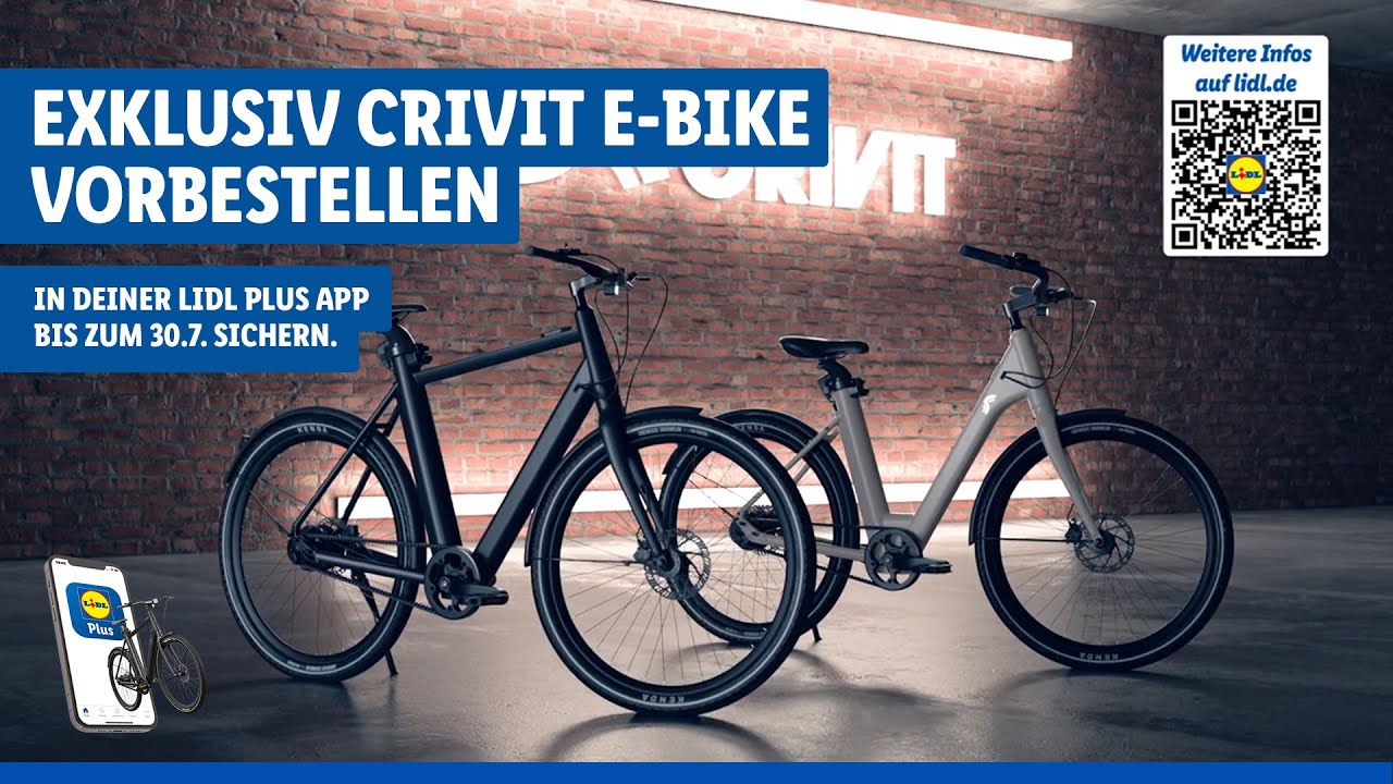 Exklusiv E-Bike vorreservieren  Mit deiner Lidl Plus App 