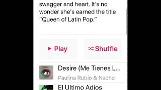 Paulina Rubio - The Queen of Latin Pop (Apple Music & ITunes)