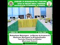 KIKAO CHA KWANZA BARAZA LA MADIWANI MANISPAA YA KIBAHA 